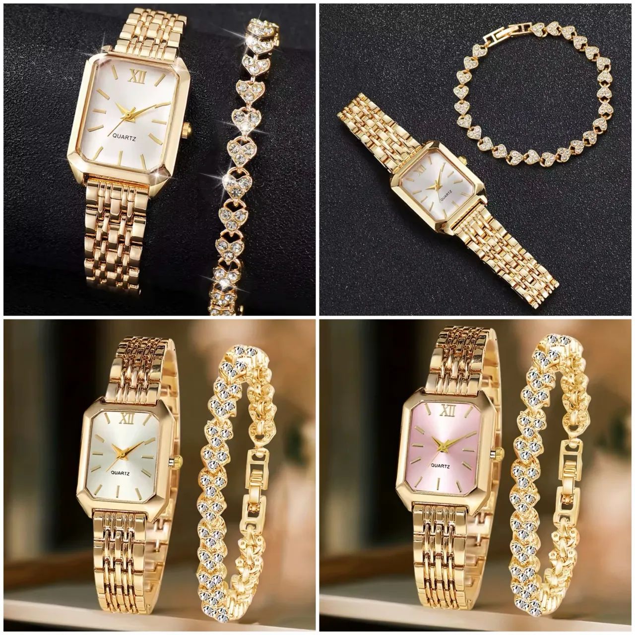 Kit de relógio com pulseira 
