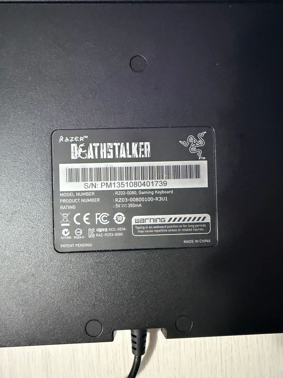 Teclado Razer Deathstalker. Retroiluminado - Foto 5