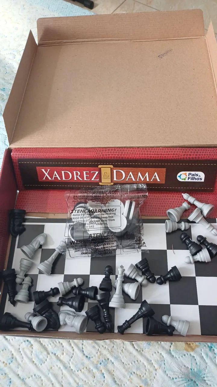 Jogo Xadrez e Dama - Foto 3