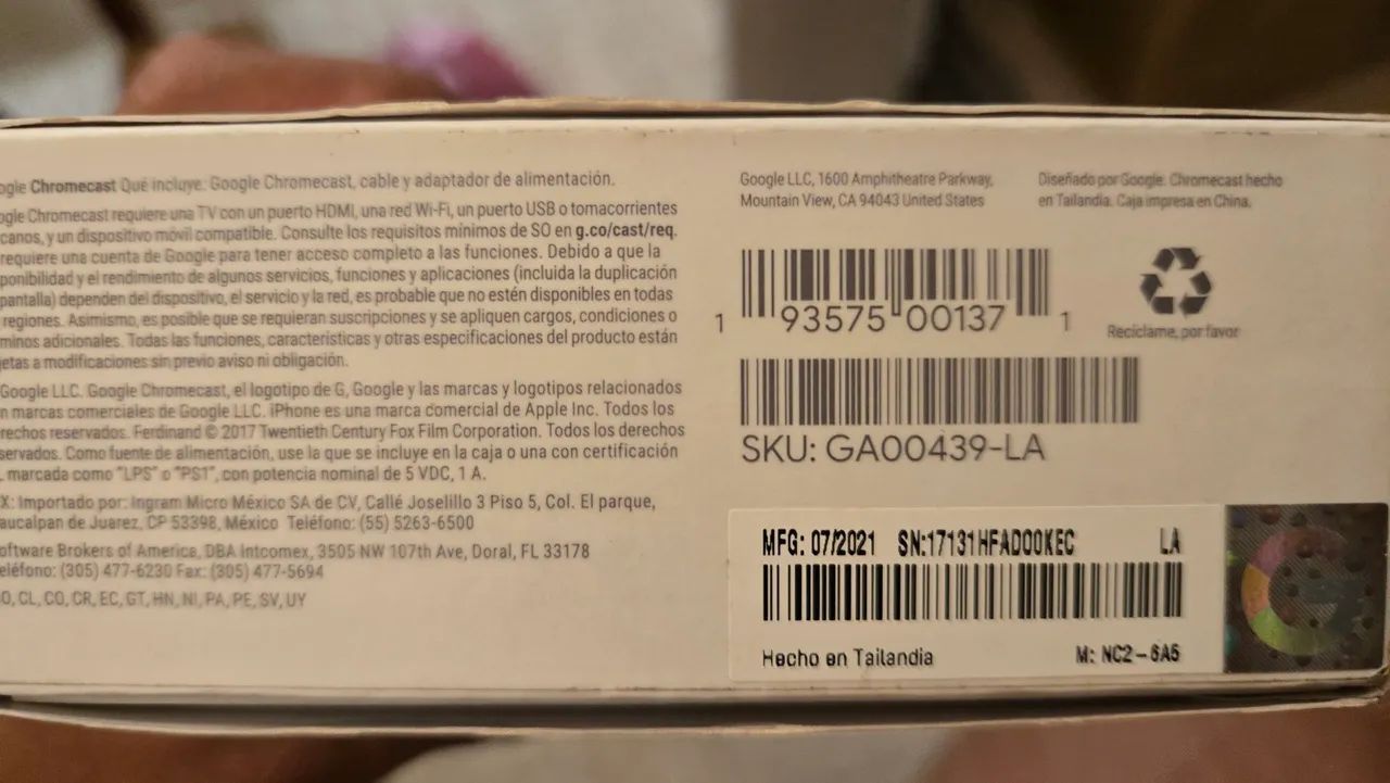 Google Chromecast (3ª Geração)  - Foto 2