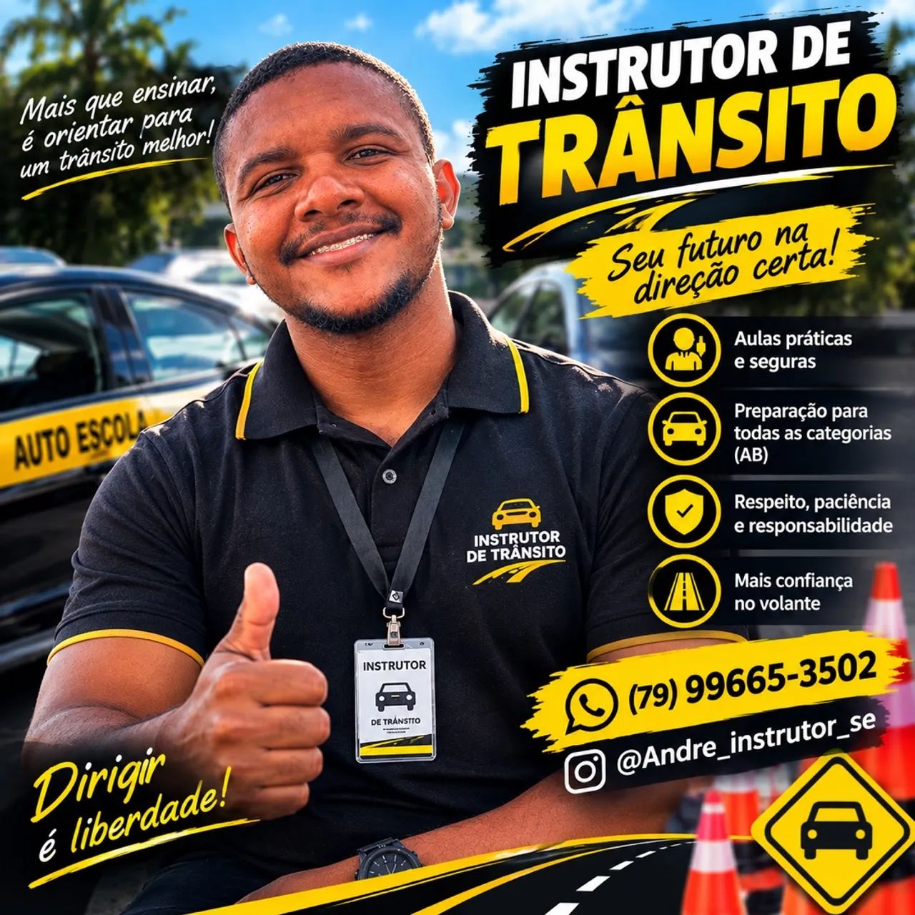 Instrutor de trânsito  credenciado pelo detran 