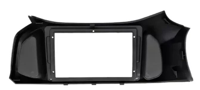 Moldura 2 Din Painel Dvd 9 Polegadas Onix Prisma 2016 2017 2018 19 Carro Multimidia - Foto 3