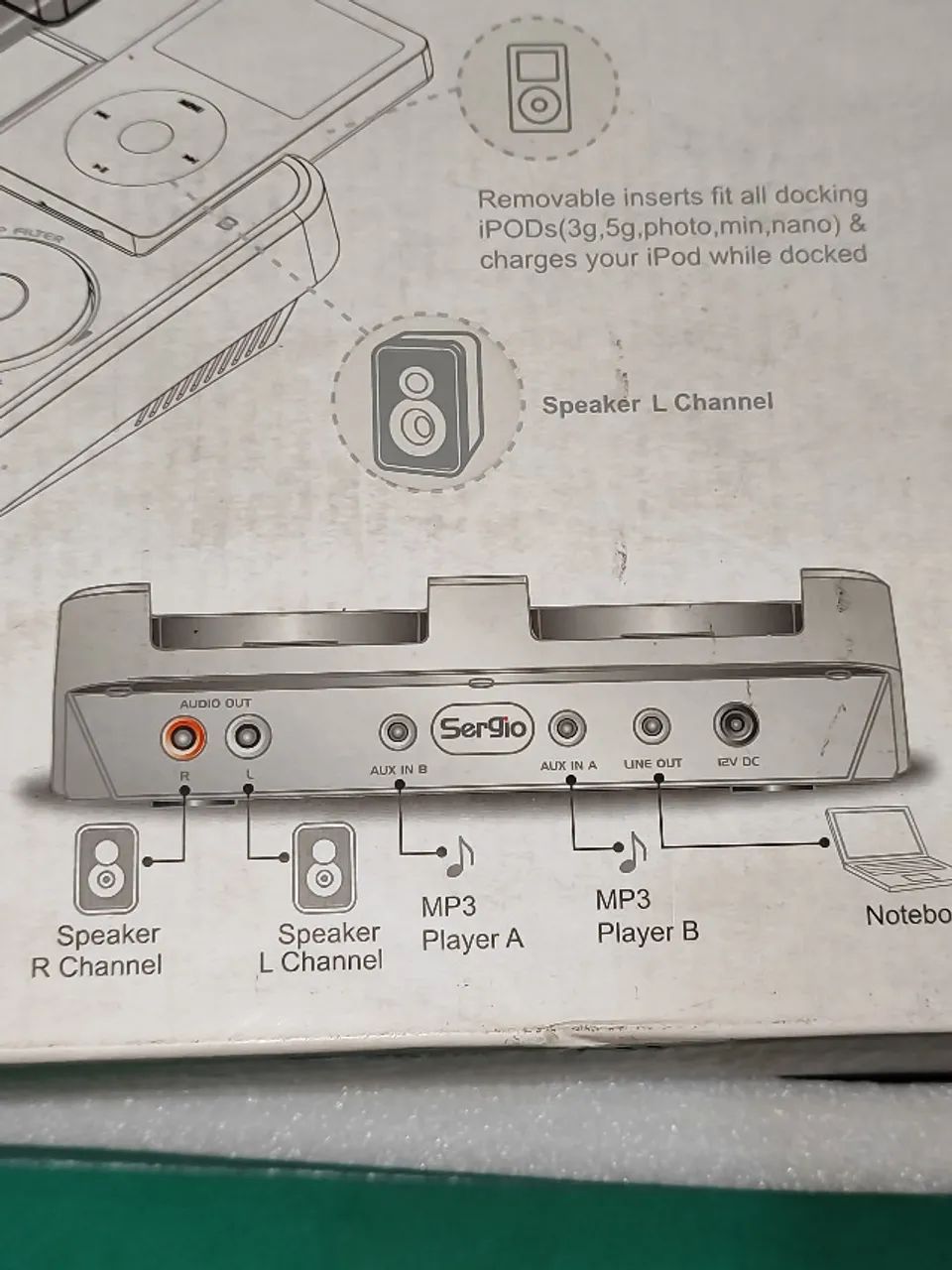Controladora Dj mixer ISpin Para iPod/MP3 da SergioSpin Black  - Foto 5