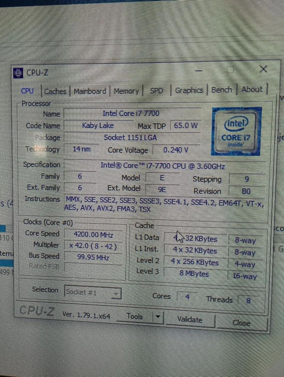 CPU game i7. 7700 - Foto 4