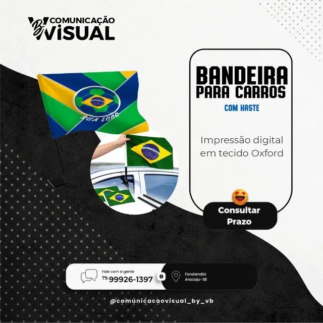 Bandeira para Carro 