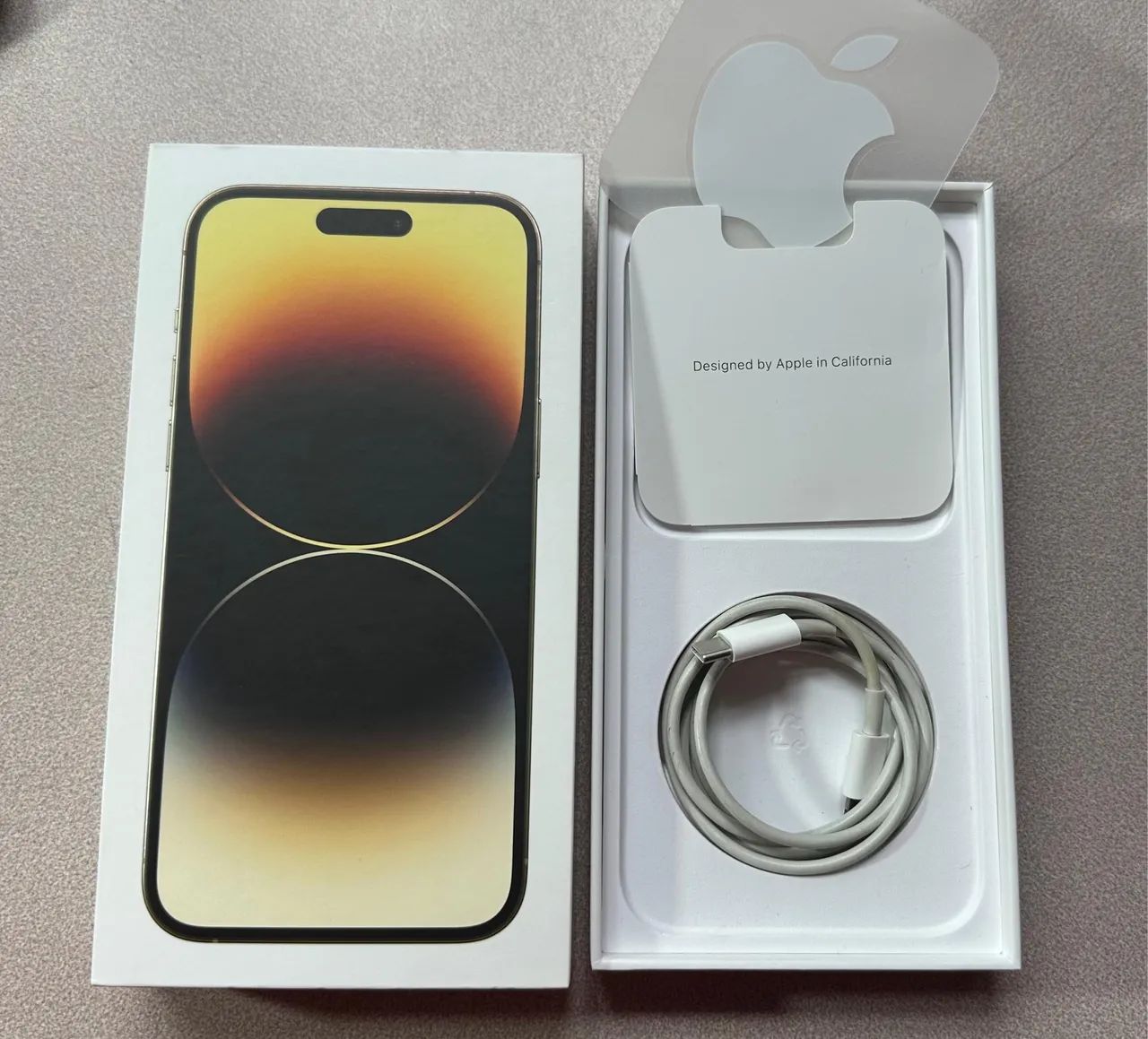 Celular iPhone 14 Pro Max, 256 GB, Dourado - usado em bom estado  - Foto 3