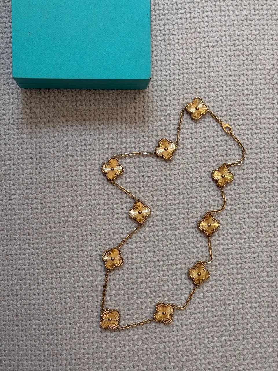 Van cleef colar de ouro 18 - Foto 4