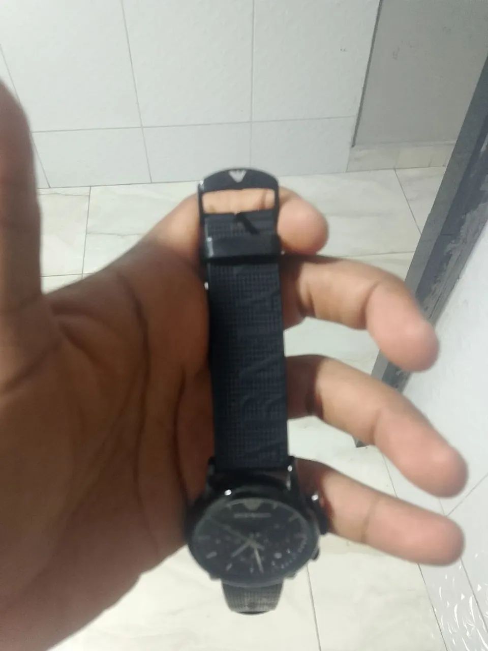 Relógio empório Armani preto - Foto 4