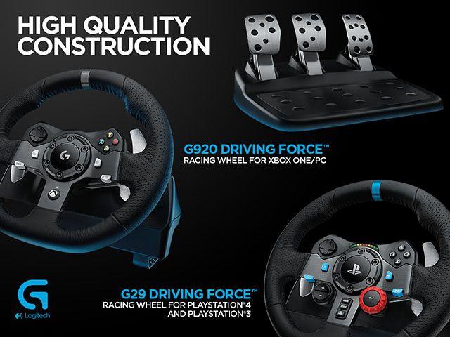 Volante Logitech G29 ps4/ G920 xbox one manopla de câmbio (marcha) opcional. Loja Op. 12x - Foto 2