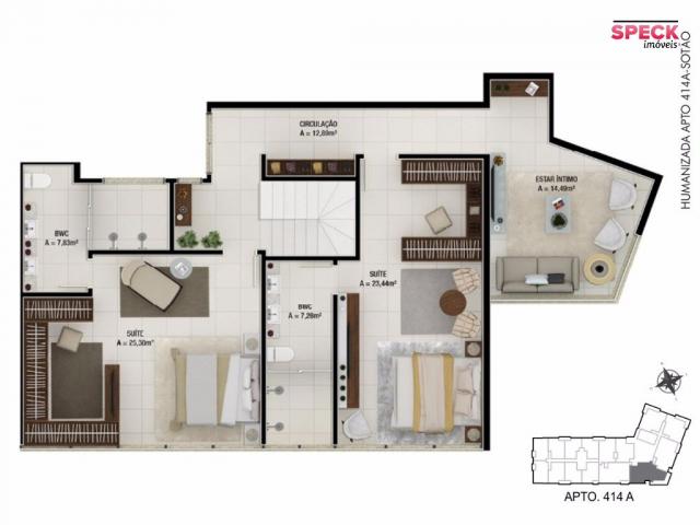Apartamento à venda com 5 dormitórios em Jurerê, Florianópolis cod:CO000496 - Foto 2