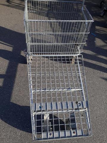 Carrinho de supermercado cesto e prancha - Foto 3