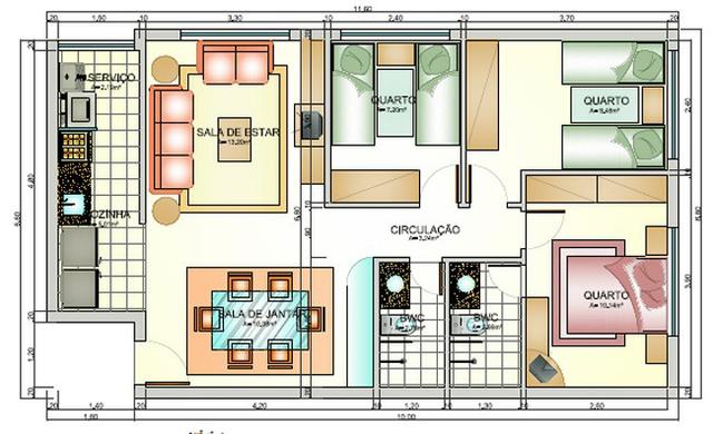Apartamento Nova Panamirim 03 quartos sendo 01 suite Parnamirim RN - Foto 2