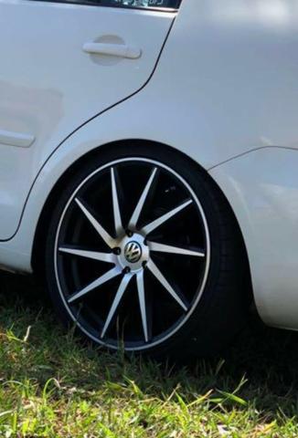 Troco Rodas K51 Réplica Vossen Aro 18 Pneus Delinte 205/35 - Foto 3