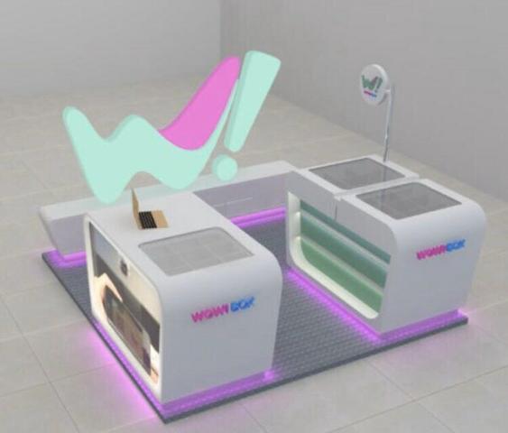 Vendo quiosque para shopping medindo 6m2 super novo pronto para o uso.