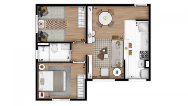 Apartamento residencial para venda, Cambuci, São Paulo - AP7472. - Foto 14