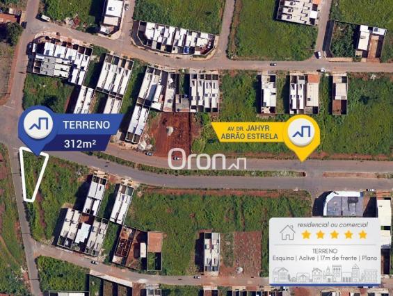 Terreno à venda, 312 m² por R$ 110.000,00 - Residencial Paulo Estrela - Goiânia/GO