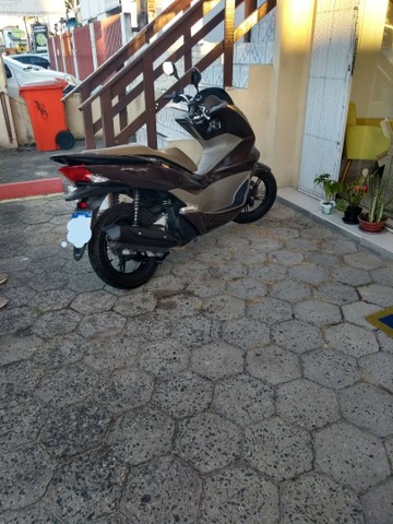 HONDA PCX DLX 150 2017 MARROM