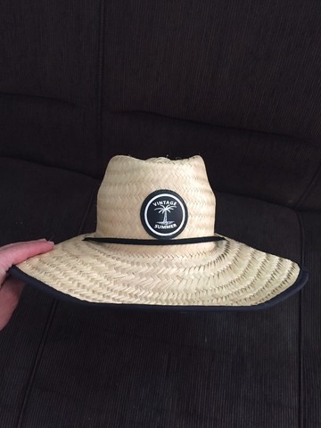 (Aceito cartão) Chapéu de palha Surf Estilo Sombreiro Estampado Unissex (Novo) - Foto 6