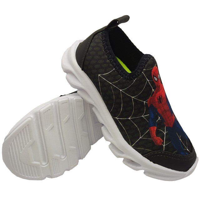 Tênis Infantil Luzinha Masculino Kid Star Homem Aranha - Foto 2