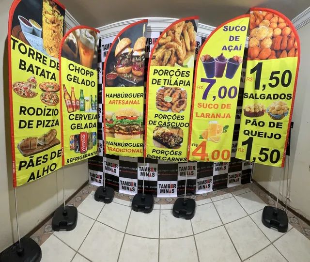 Wind Banner para Fast Food