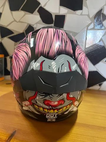 Capacete LVS com viseira dupla - Foto 3