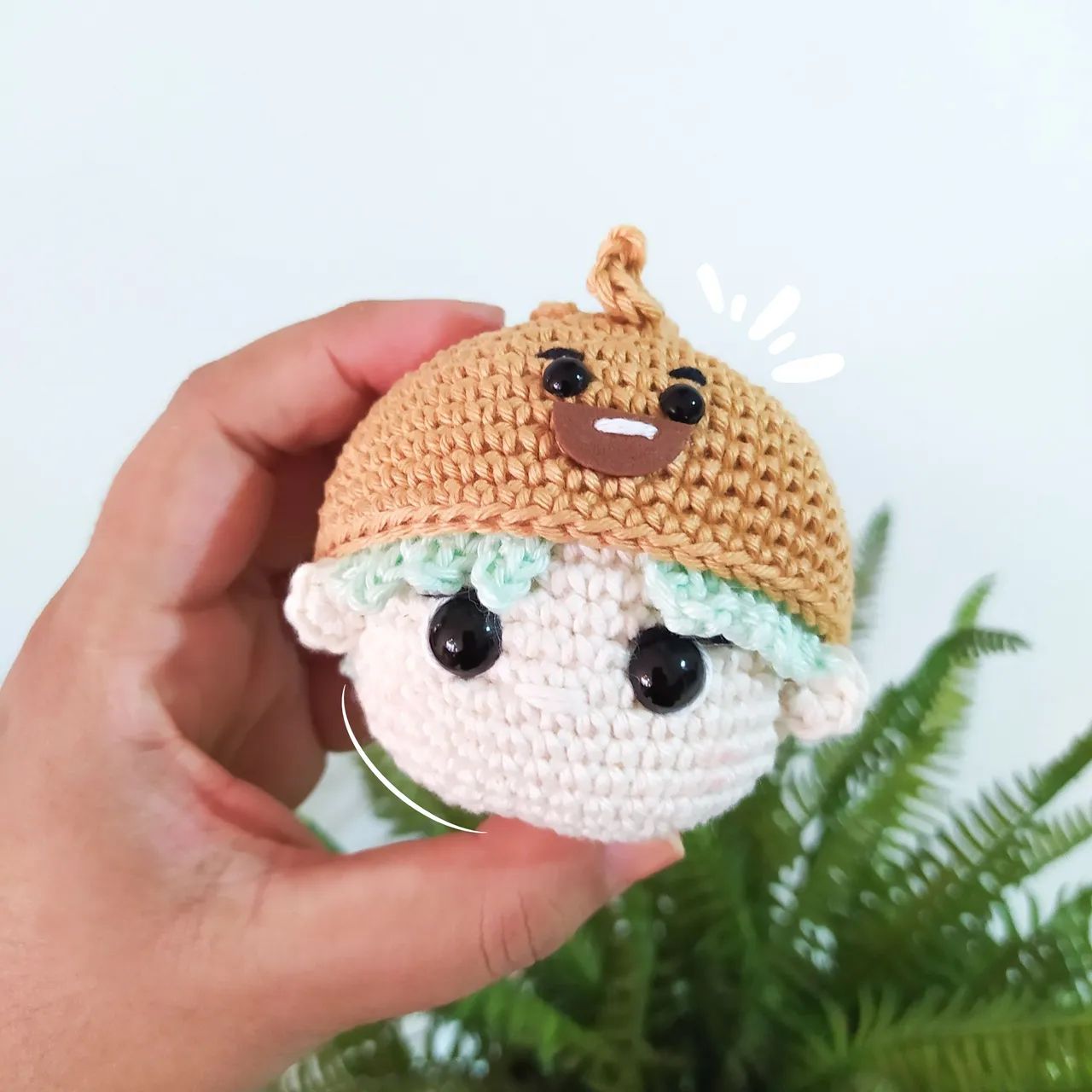 Min Shooky BTS Amigurumi (em crochê) - Foto 3