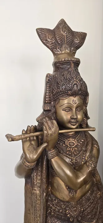 ESCULTURA INDIANA KRISHNA - BRONZE
