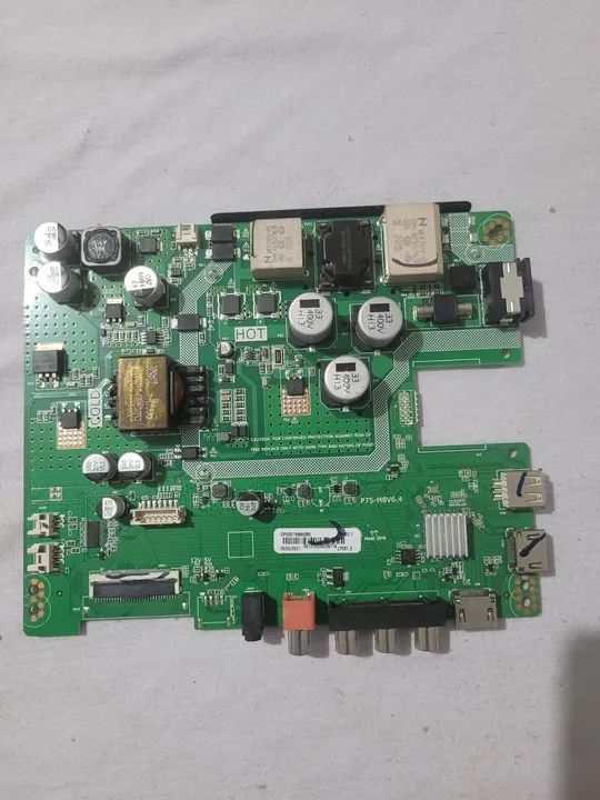 Placa principal TV multilaser TL029 p75-m8v6.4 funcionando perfeitamente. 
