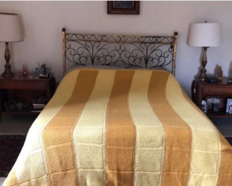 Colcha Tunisino  Amarela