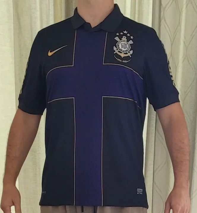 Camisa cruz roxa Corinthians 9 centenário Ronaldo Original