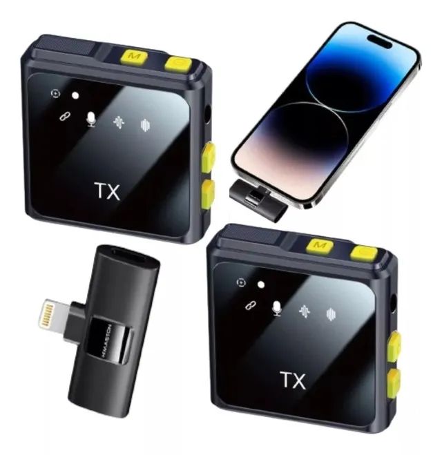Microfone de Lapela Sem Fio Onistek ON-MC814 Lightning para IOS (iPhone) - WZetta - Foto 5
