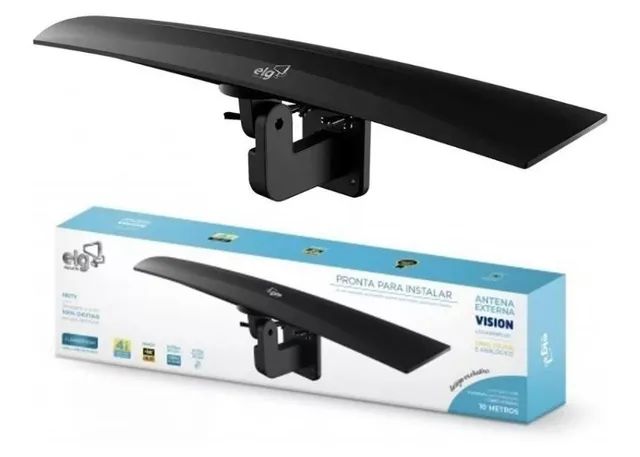 Antena Digital Externa Com Cabo De 10metros Modelo - Loghd88plus - Foto 4