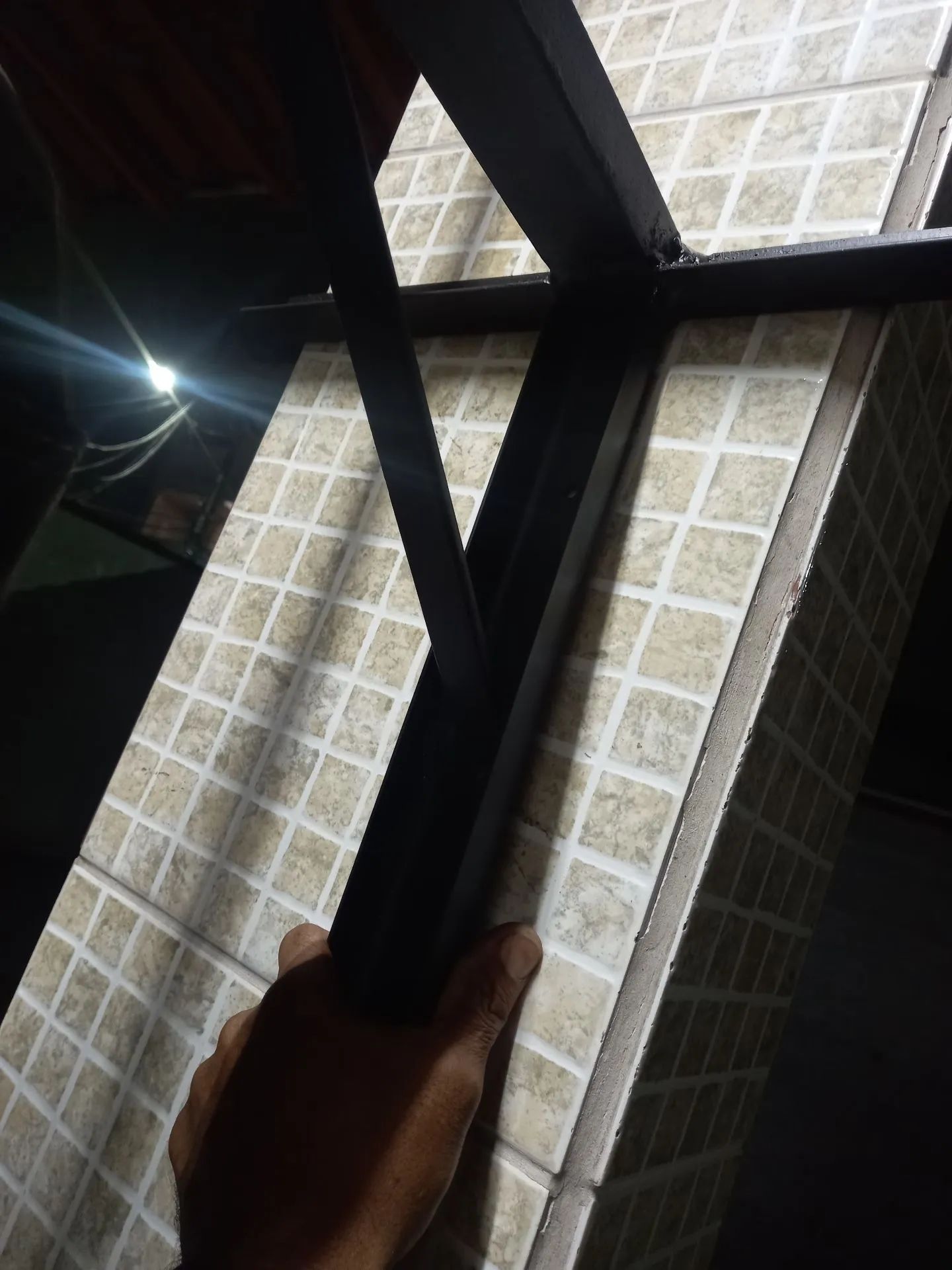 Suporte para saco de pancada - Aço resistente - Foto 3