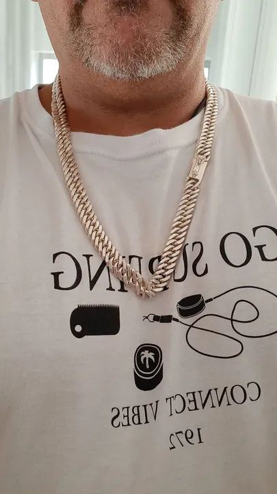 Cordão de Prata Grosso  - Foto 5