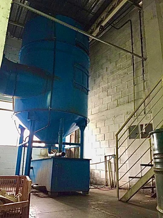 Lavador de gases / Exaustor para tintas gases sólidos etc.