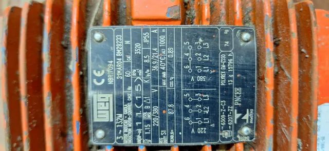 Bomba de água Schneider BPI-22R 15CV Trifásica - Foto 6