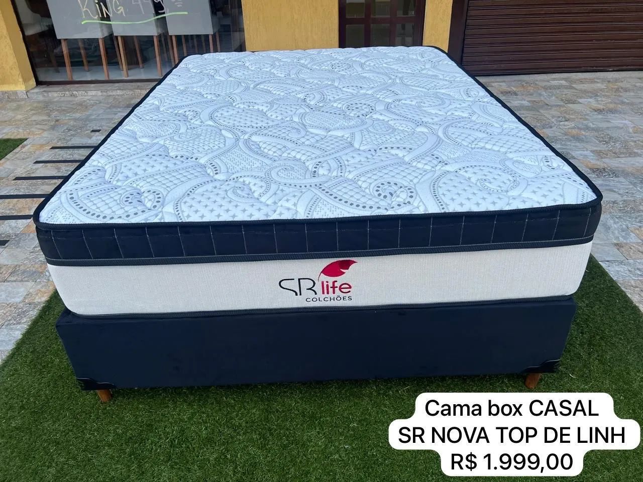Cama Box Casal SR Nova Top de Linha