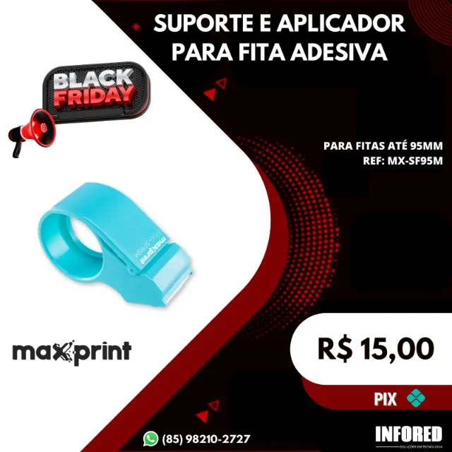 Suporte e aplicador para fita adesiva MX-SF95M