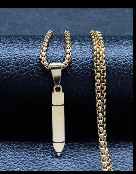 Cartão aço inoxidável ouro18k 60cm 