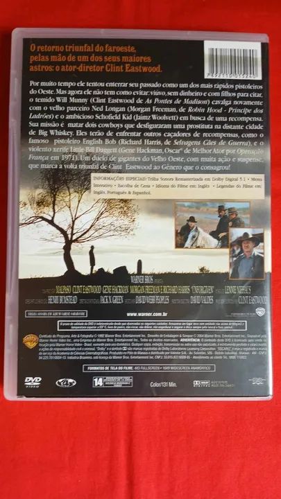 DVD - OS IMPERDOÁVEIS - ( 1992 )  - Clint Eastwood - Foto 2