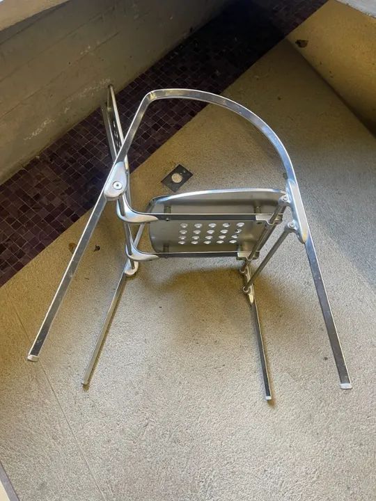 perforated cafe dining chair - Foto 5