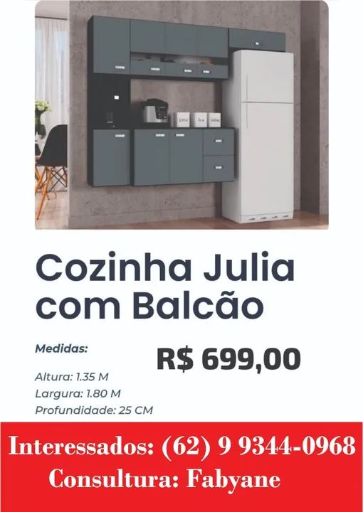 Armario de cozinha Julia