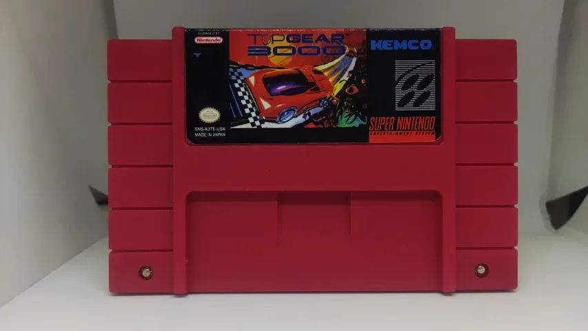 Fita / Cartucho Top Gear 3000 - SNES Super Nintendo