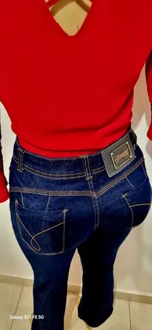 Calça Jeans Feminina com bojo Removível Enchimento Lycra Levanta Bumbum  Jezzian - Roupas - Ceilândia Norte (Ceilândia), Brasília 1289705395