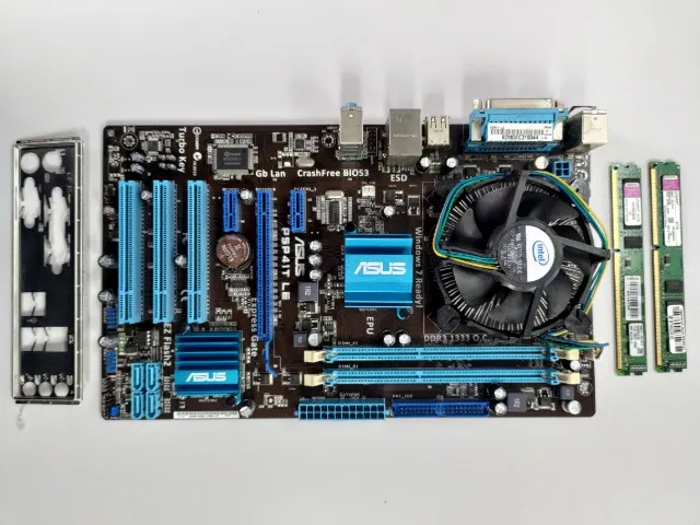 Placa-mãe ASUS P5P41T-LE + Processador Intel E5700 + 6GB memória
