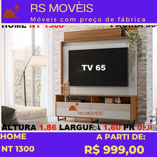 Home NT 1300 entrega e montagem grátis para toda Maceió 