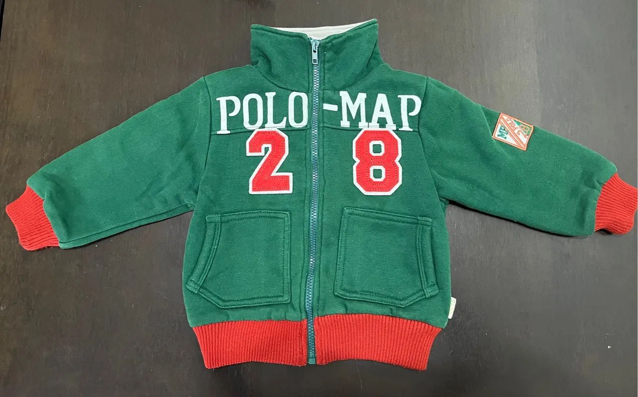 Casaco de frio infantil - Verde - tamanho 2 anos