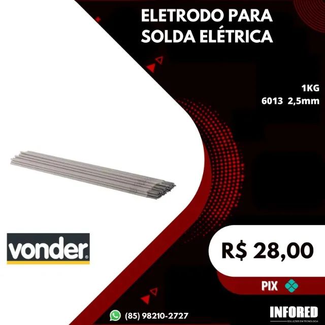 Eletrodo Vareta para solda elétrica