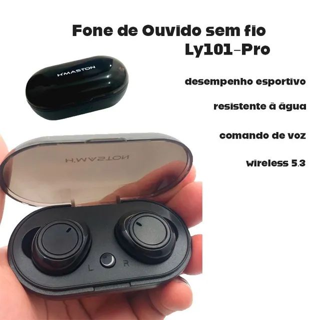 FONE de ouvido sem  fio Bluetooth ORIGINAL H'MASTON LY-101 PRO - Foto 2