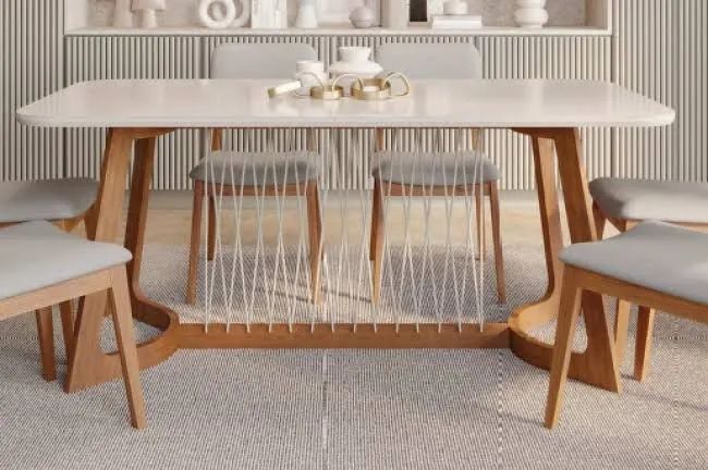 Mesa com 6 cadeiras Tulipa - Foto 3